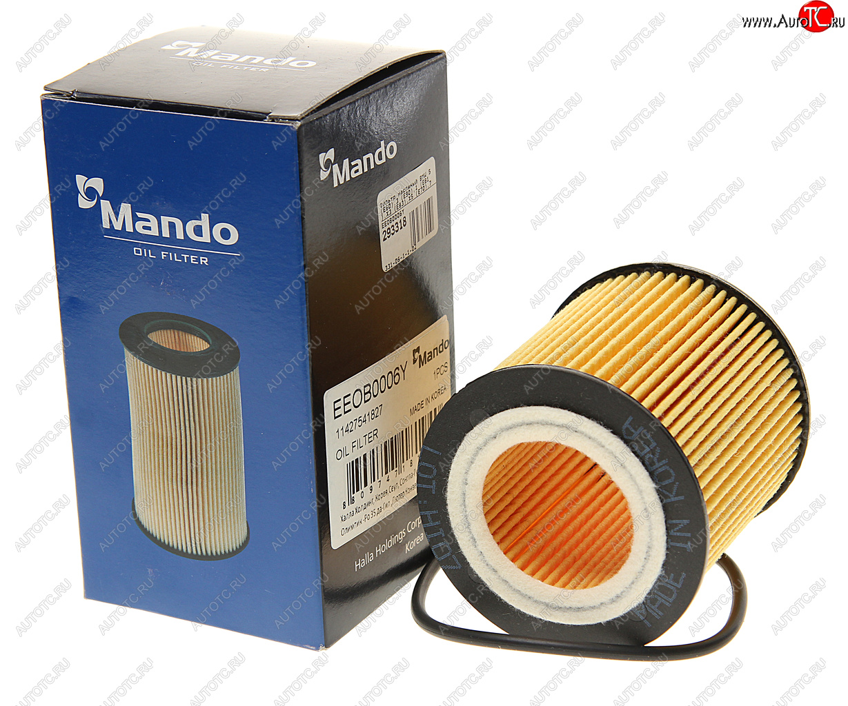 245 р. Фильтр масляный BMW 5 (E60),3 (E90),1 (E81),X3 (E83),X5 (E70),7 (E65),6 (E63) MANDO MANDO eeob0006y  с доставкой в г. Кемерово