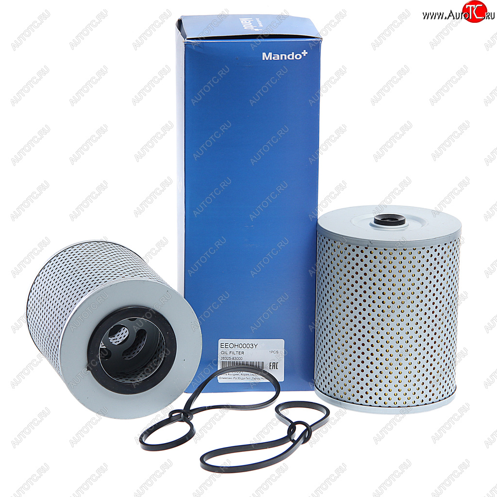 2 569 р. Фильтр масляный HYUNDAI HD170,270,450,AeroSpace дв.D6ACAVABDD комплект MANDO MANDO eeoh0003y  с доставкой в г. Кемерово