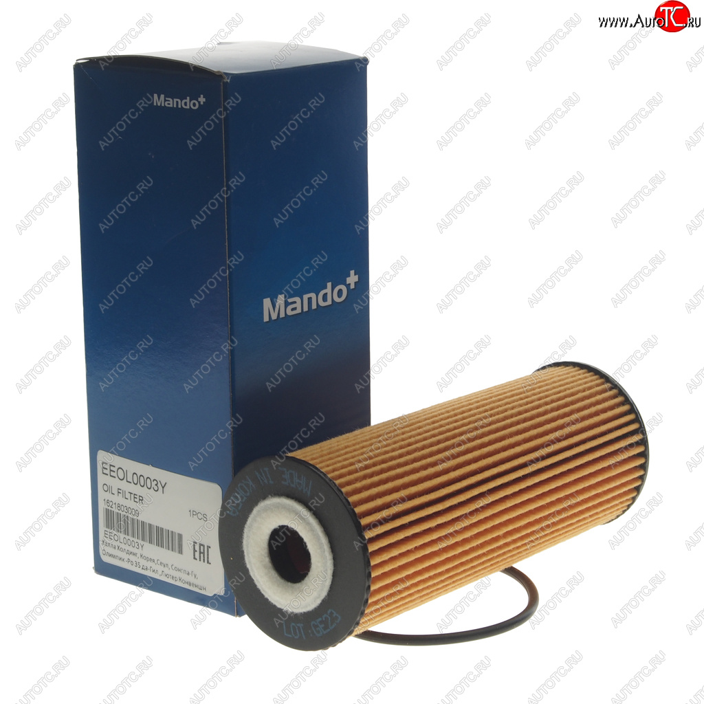 599 р. Фильтр масляный SSANGYONG Actyon (06-),Kyron (05-),Actyon Sports (06-),Rexton (03-) (D20,E23) MANDO MANDO eeol0003y  с доставкой в г. Кемерово