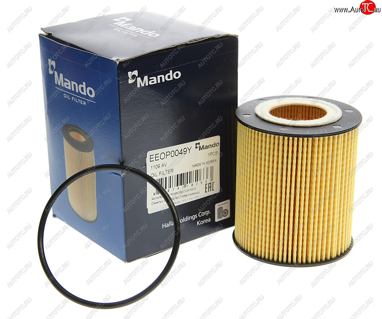 379 р. Фильтр масляный PEUGEOT 407 CITROEN C5,C6 (3.0 HDI) MANDO MANDO eeop0049y MANDO eeop0049y  с доставкой в г. Кемерово