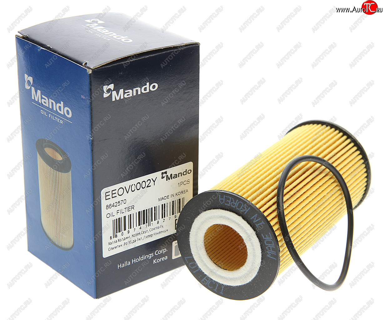 200 р. Фильтр масляный VOLVO S40 (04-10),S60 (01-06),S80 (01-09) MANDO MANDO eeov0002y  с доставкой в г. Кемерово