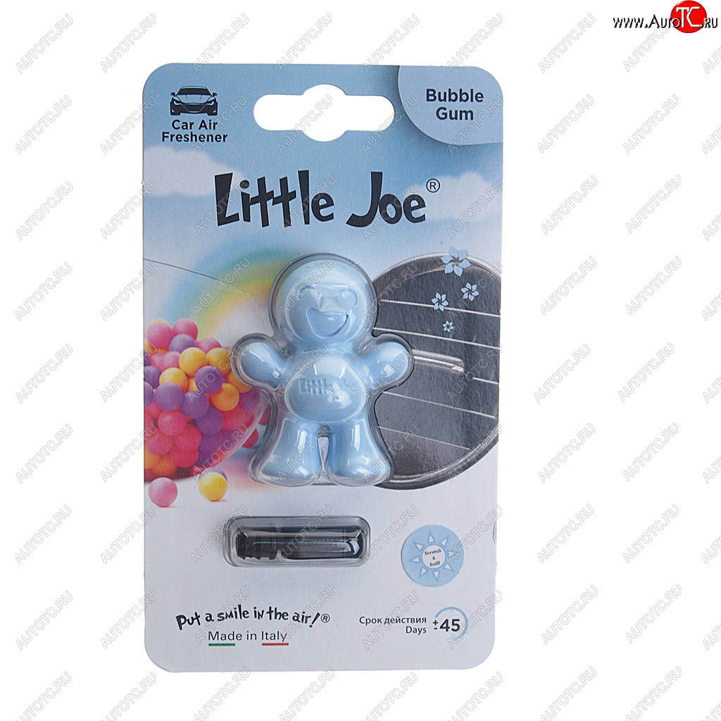 295 р. Ароматизатор на дефлектор полимерный (Бабл Гам) Little Joe Classic DRIVE INT DRIVE INT ef2939  с доставкой в г. Кемерово