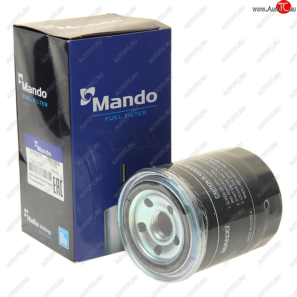 819 р. Фильтр топливный HYUNDAI HD120,AeroTown дв.D6DA1922 MANDO MANDO eff00077t  с доставкой в г. Кемерово
