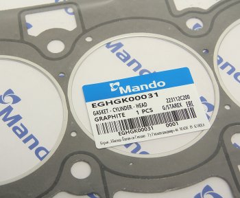 389 р. Прокладка головки блока HYUNDAI Starex H-1 (08-) (2.4) (G) MANDO MANDO eghgk00031 MANDO eghgk00031  с доставкой в г. Кемерово. Увеличить фотографию 2