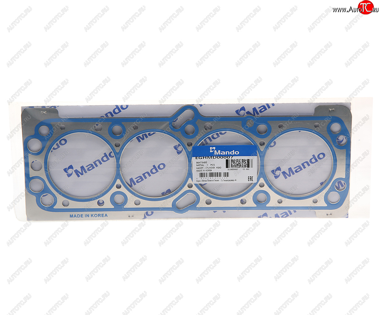 1 579 р. Прокладка головки блока CHEVROLET Aveo (06-),Lacetti (06-) (M) MANDO MANDO eghmd00007  с доставкой в г. Кемерово