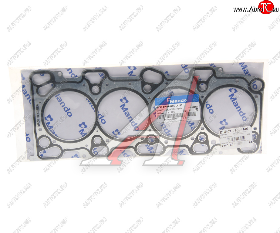 2 099 р. Прокладка головки блока HYUNDAI Sonata 4,5 (2.0),Santa Fe KIA Magentis (M) MANDO MANDO eghmh00018 MANDO eghmh00018  с доставкой в г. Кемерово