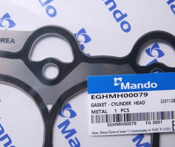 2 499 р. Прокладка головки блока HYUNDAI Solaris (1.41.6),i30 (1.41.6) KIA Ceed (12-) (1.41.6) (M) MANDO MANDO eghmh00079  с доставкой в г. Кемерово. Увеличить фотографию 2
