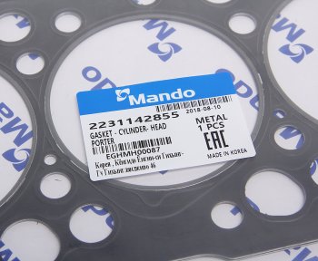 2 789 р. Прокладка головки блока HYUNDAI Porter t=1.50мм (M) MANDO MANDO eghmh00087  с доставкой в г. Кемерово. Увеличить фотографию 2