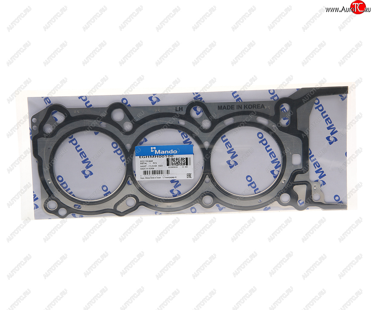 1 429 р. Прокладка головки блока HYUNDAI Sonata NF (08-) KIA Sorento (07-) (3.3) левая (M) MANDO MANDO eghmh00100 MANDO eghmh00100  с доставкой в г. Кемерово