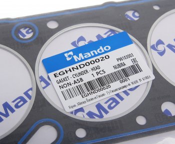 499 р. Прокладка головки блока CHEVROLET Lanos (97-) (DOHC) (AF) MANDO MANDO eghnd00020 MANDO eghnd00020  с доставкой в г. Кемерово. Увеличить фотографию 2