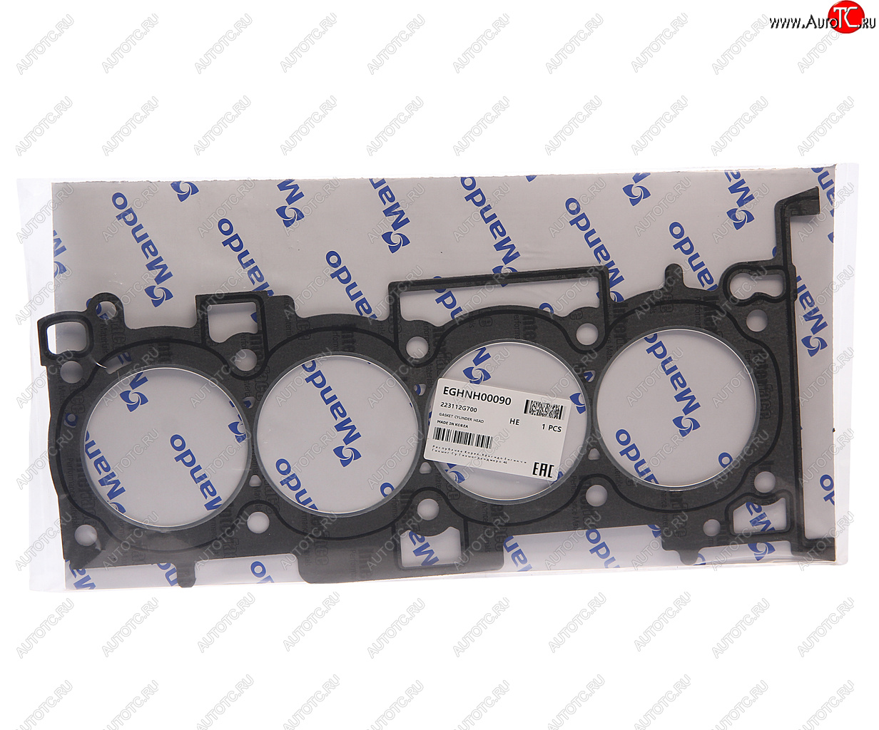 1 049 р. Прокладка головки блока HYUNDAI Santa Fe (12-) KIA Sorento (12-) (2.4) (AF) MANDO MANDO eghnh00090 MANDO eghnh00090  с доставкой в г. Кемерово
