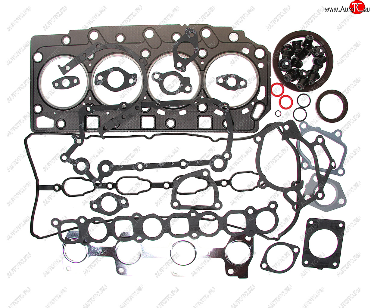 4 549 р. Прокладка двигателя KIA Sorento (02-) (2.5) комплект (t=1.00) (G) MANDO MANDO egogk00012  с доставкой в г. Кемерово
