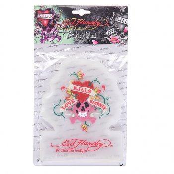 83 р. Коврик на панель приборов противоскользящий прозрачный Love Kills Slowly ED HARDY ED HARDY eh-00128t  с доставкой в г. Кемерово. Увеличить фотографию 1