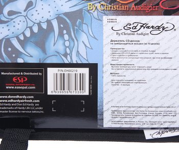 39 р. Держатель CD-дисков TIGER на козырек (10 дисков) ED HARDY ED HARDY eh-00219  с доставкой в г. Кемерово. Увеличить фотографию 6