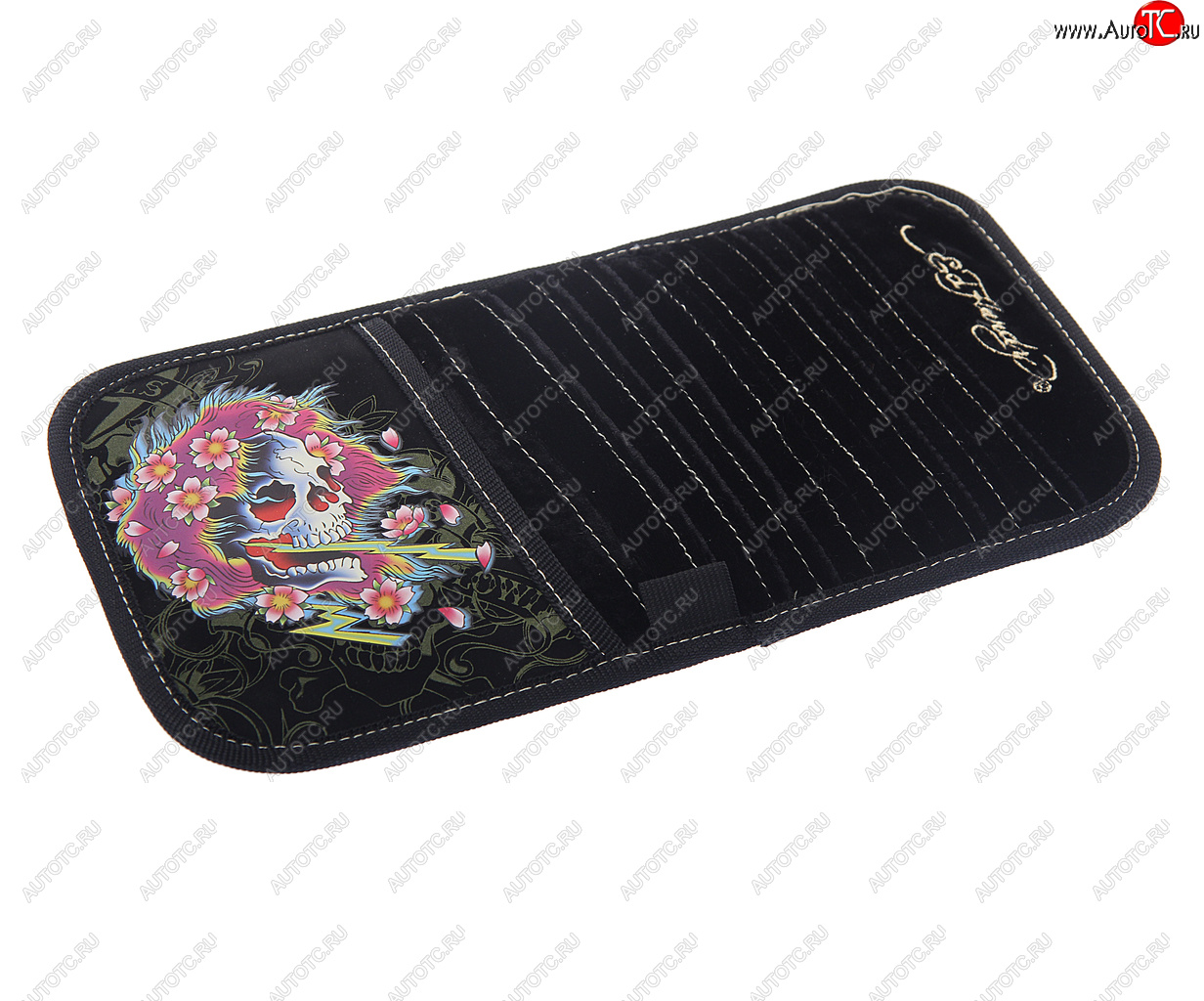 70 р. Держатель CD-дисков BEAUTIFUL GHOST на козырек (10 дисков) ED HARDY ED HARDY eh-00719 ED HARDY eh-00719  с доставкой в г. Кемерово