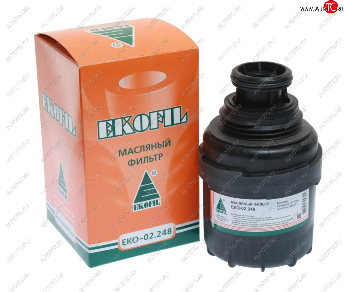 779 р. Фильтр масляный ГАЗ-3302 (дв.CUMMINS) EKOFIL EKOFIL eko-02.248  с доставкой в г. Кемерово