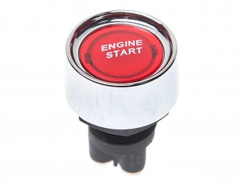 739 р. Выключатель кнопка 12V 50А ENGINE START без фиксации красная NO NAME engine startкр  с доставкой в г. Кемерово. Увеличить фотографию 1