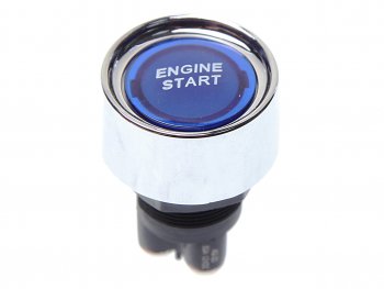 739 р. Выключатель кнопка 12V 50А ENGINE START без фиксации синяя NO NAME engine startси  с доставкой в г. Кемерово. Увеличить фотографию 1