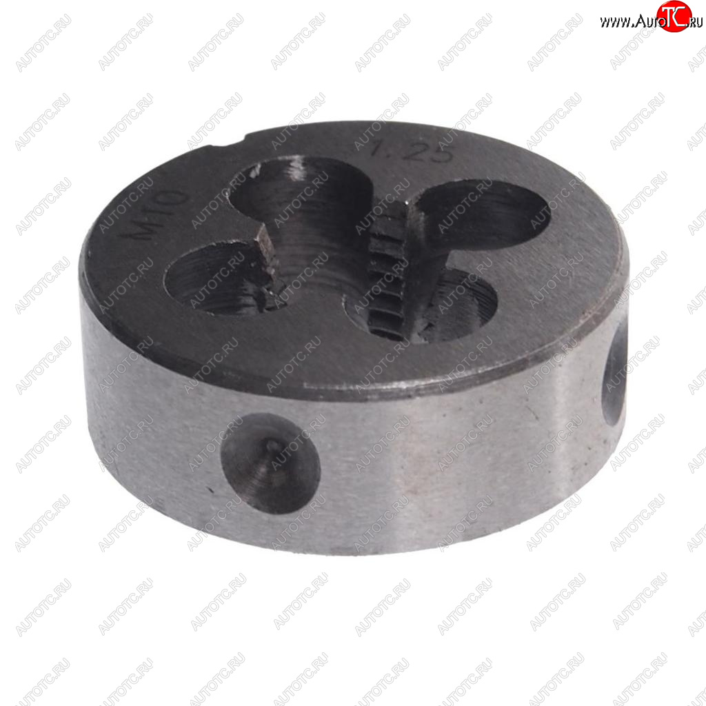 276 р. Плашка М10x1.25мм d=30мм в пластиковом футляре ЭВРИКА ЭВРИКА er-01012p  с доставкой в г. Кемерово