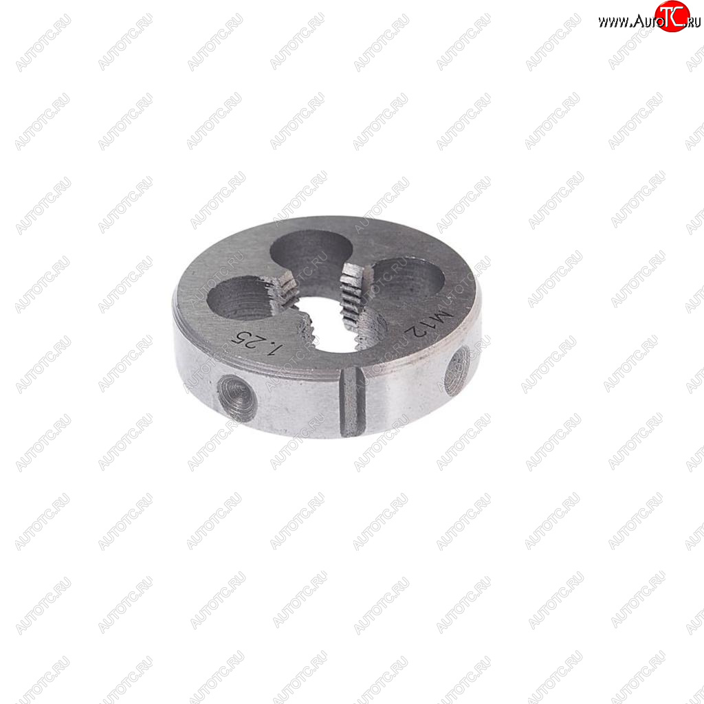 251 р. Плашка М12x1.25мм d=38мм в пластиковом футляре ЭВРИКА ЭВРИКА er-01212p  с доставкой в г. Кемерово