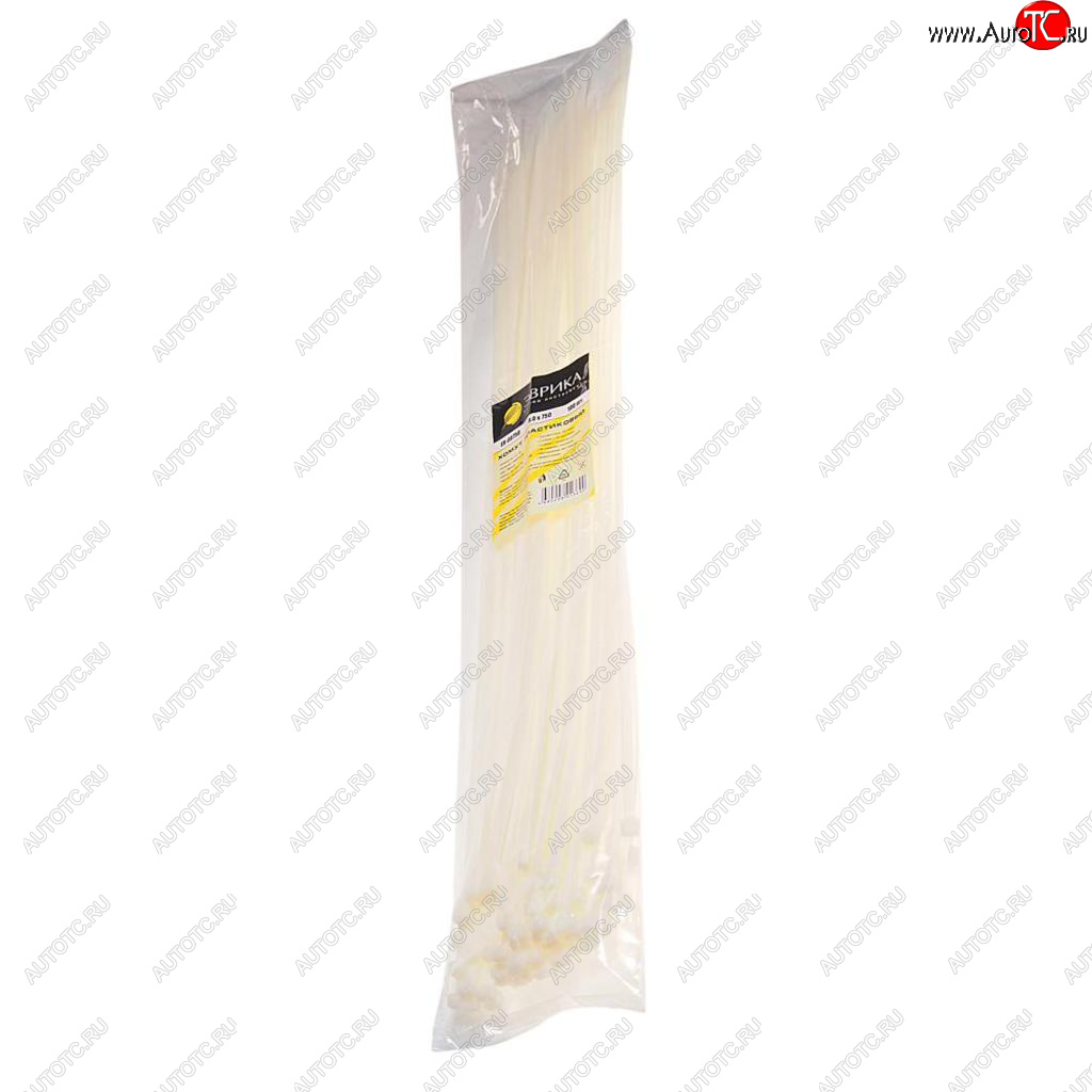 1 399 р. Хомут-стяжка 750х8.0 пластик белый (100шт.) ЭВРИКА ЭВРИКА er-08750  с доставкой в г. Кемерово