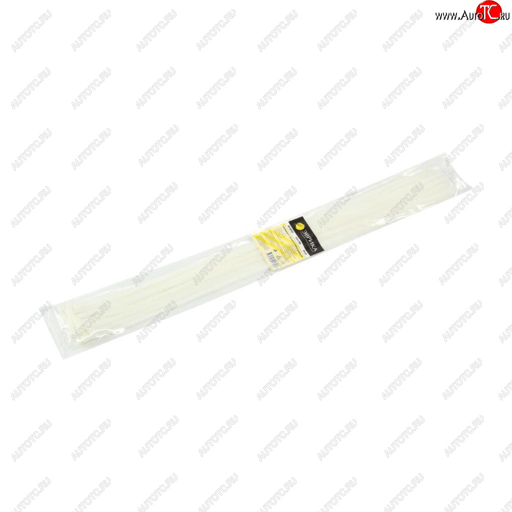 349 р. Хомут-стяжка 750х8.0 пластик белый (25шт.) ЭВРИКА ЭВРИКА er-08752  с доставкой в г. Кемерово