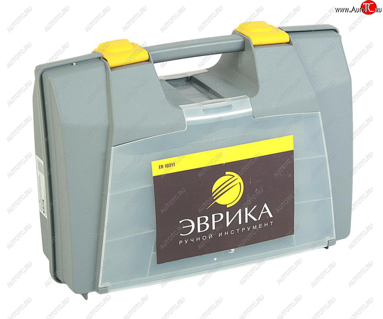 879 р. Ящик для инструмента 400х310х160мм с прозрачными органайзерами ЭВРИКА ЭВРИКА er-10311  с доставкой в г. Кемерово