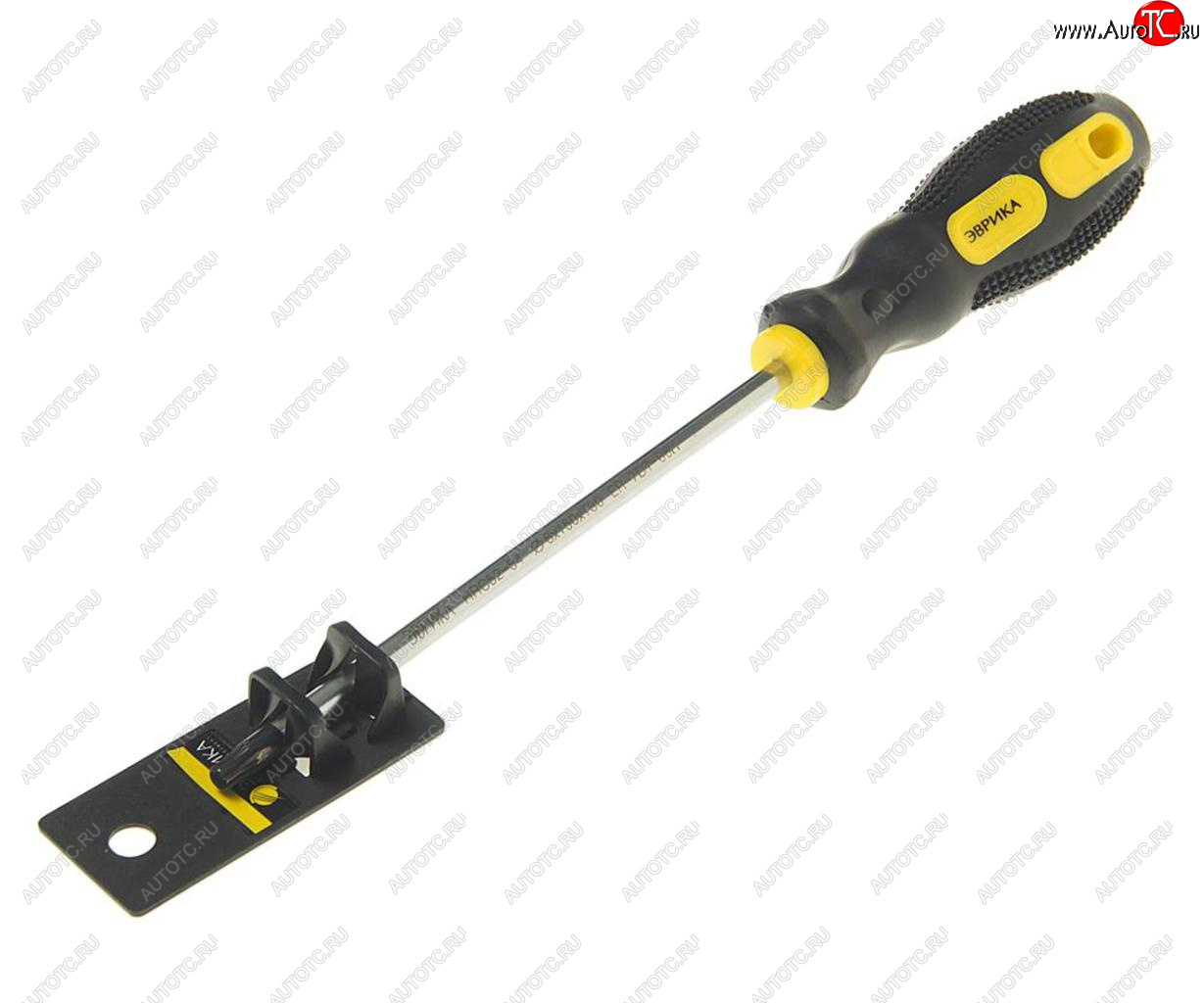 57 р. Отвертка TORX T30х150мм магнитная с противоскользящей ручкой (с держателем) ЭВРИКА ЭВРИКА er-7dt-06h  с доставкой в г. Кемерово