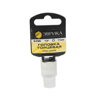 80 р. Головка торцевая 12 11мм с держателем ЭВРИКА ЭВРИКА er-91304h  с доставкой в г. Кемерово. Увеличить фотографию 1