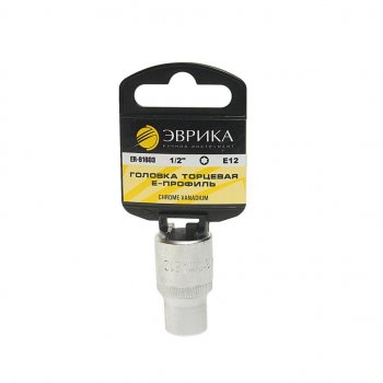 73 р. Головка торцевая 1/2 TORX E12 с держателем ЭВРИКА ЭВРИКА er-91603h ЭВРИКА er-91603h  с доставкой в г. Кемерово. Увеличить фотографию 1
