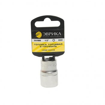 72 р. Головка торцевая 12 TORX E22 с держателем ЭВРИКА ЭВРИКА er-91608h  с доставкой в г. Кемерово. Увеличить фотографию 1