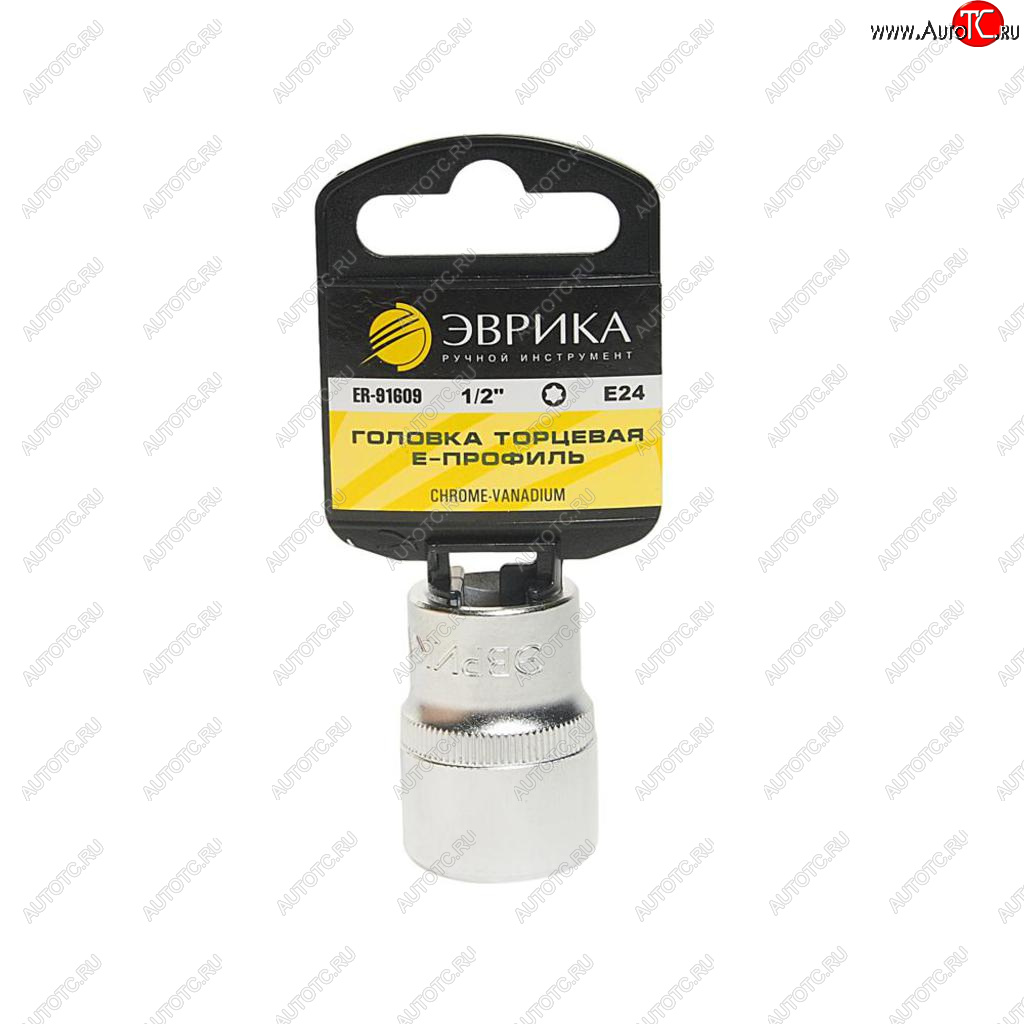 72 р. Головка торцевая 12 TORX E24 с держателем ЭВРИКА ЭВРИКА er-91609h  с доставкой в г. Кемерово