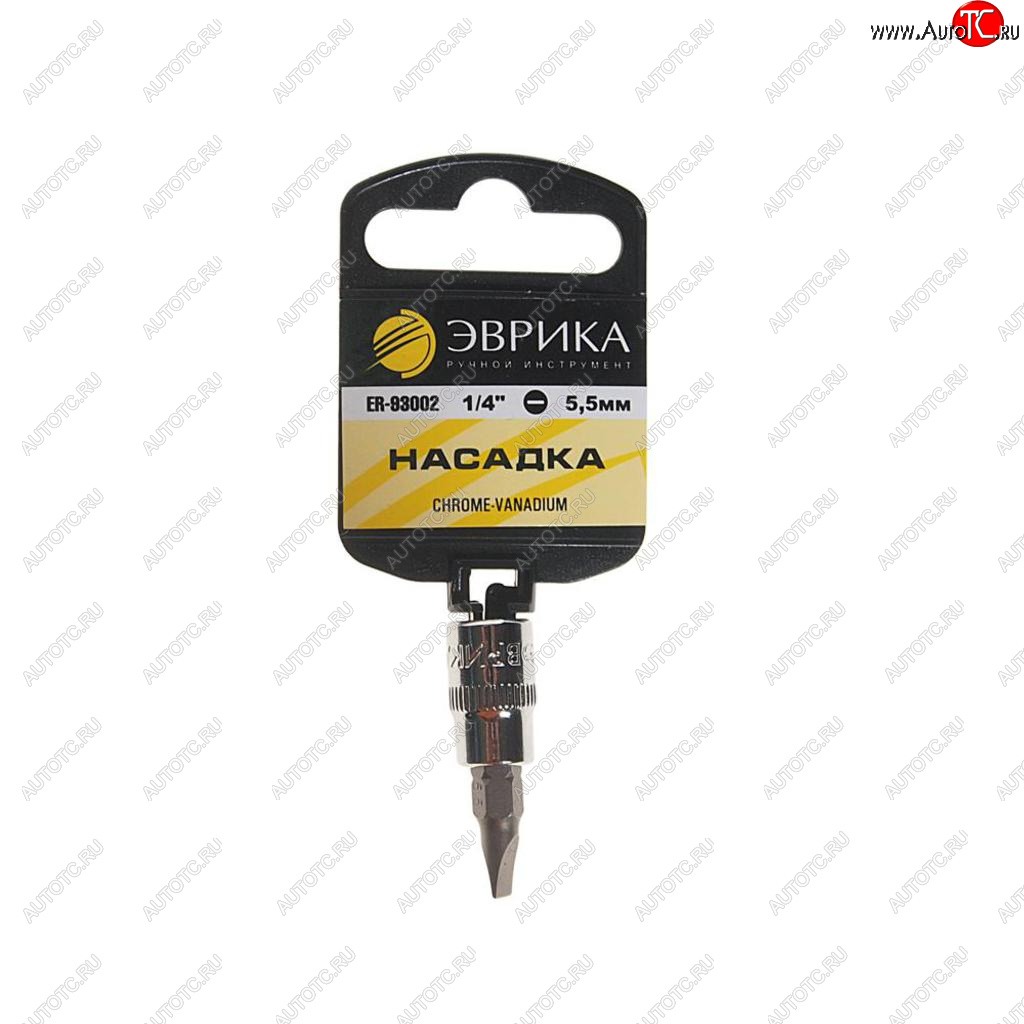 21 р. Бита-головка 14 SL5.5 L=37мм с держателем ЭВРИКА ЭВРИКА er-93002h  с доставкой в г. Кемерово