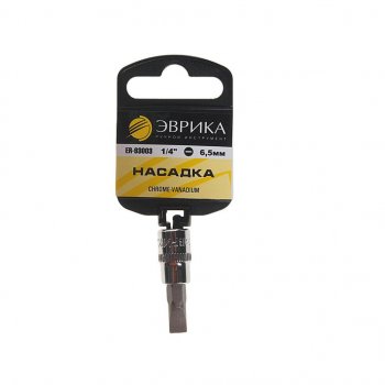 17 р. Бита-головка 14 SL6.5 L=37мм с держателем ЭВРИКА ЭВРИКА er-93003h  с доставкой в г. Кемерово. Увеличить фотографию 1