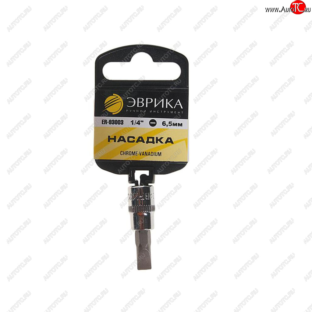 17 р. Бита-головка 14 SL6.5 L=37мм с держателем ЭВРИКА ЭВРИКА er-93003h  с доставкой в г. Кемерово