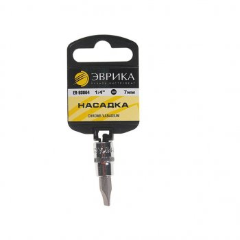 21 р. Бита-головка 14 SL7.0 L=37мм с держателем ЭВРИКА ЭВРИКА er-93004h  с доставкой в г. Кемерово. Увеличить фотографию 1