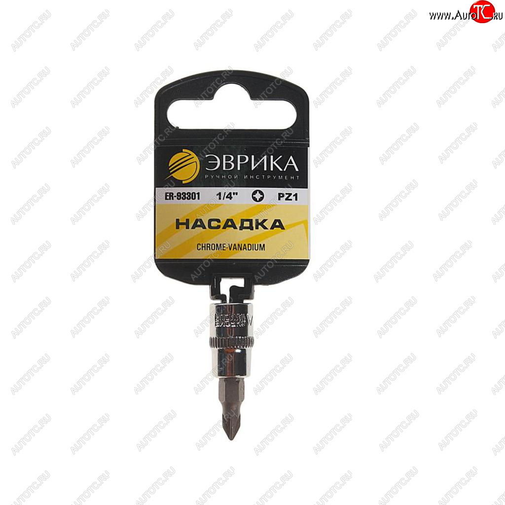 20 р. Бита-головка 1/4 POZIDRIVE PZ 1.0х37мм с держателем ЭВРИКА ЭВРИКА er-93301h ЭВРИКА er-93301h  с доставкой в г. Кемерово