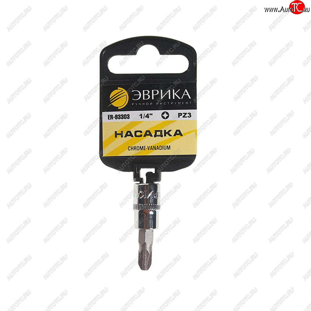 17 р. Бита-головка 14 POZIDRIVE PZ 3.0х37мм с держателем ЭВРИКА ЭВРИКА er-93303h  с доставкой в г. Кемерово