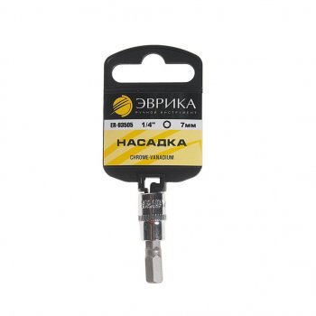 30 р. Бита-головка 14 HEX H7х37мм с держателем ЭВРИКА ЭВРИКА er-93505h  с доставкой в г. Кемерово. Увеличить фотографию 1