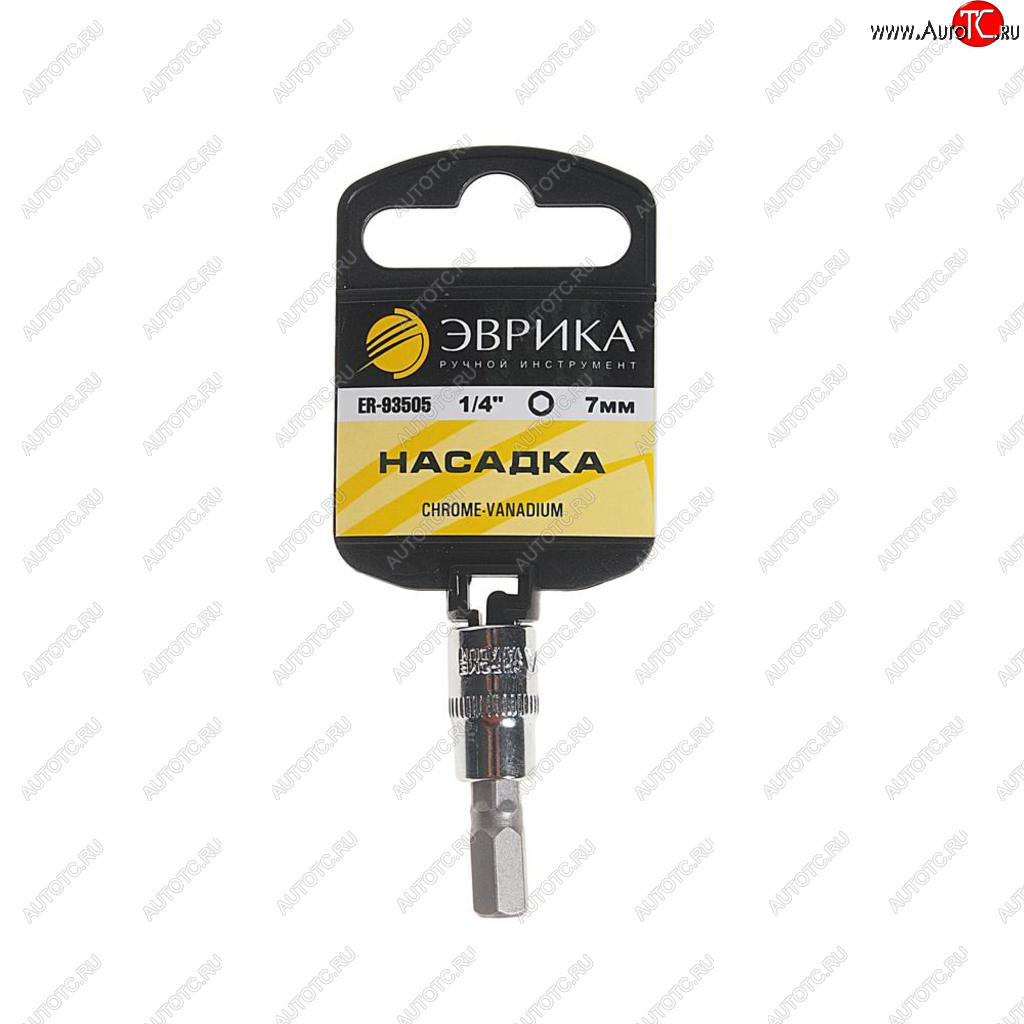 30 р. Бита-головка 14 HEX H7х37мм с держателем ЭВРИКА ЭВРИКА er-93505h  с доставкой в г. Кемерово