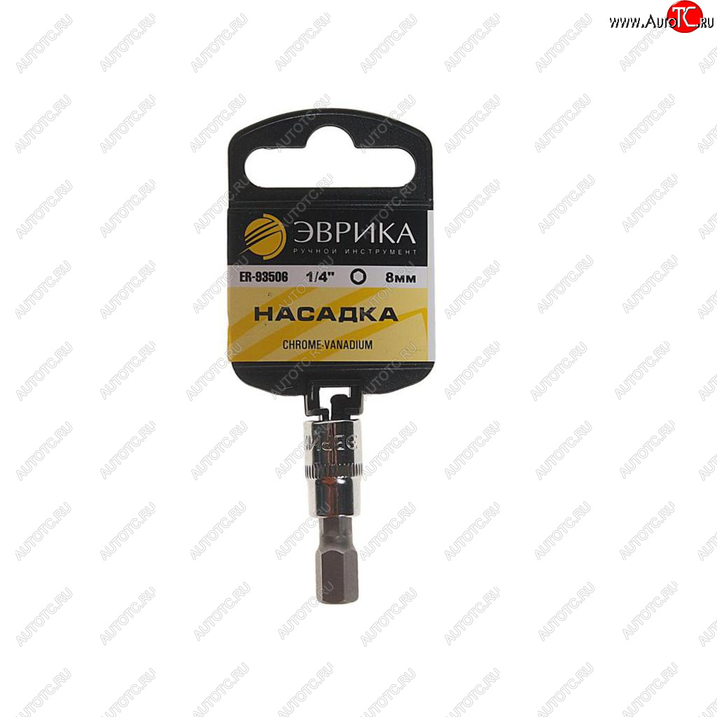 29 р. Бита-головка 1/4 HEX H8х37мм с держателем ЭВРИКА ЭВРИКА er-93506h ЭВРИКА er-93506h  с доставкой в г. Кемерово
