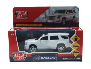 799 р. Модель автомобиля CADILLAC Escalade металлическая ТЕХНОПАРК ТЕХНОПАРК escalade-wt  с доставкой в г. Кемерово. Увеличить фотографию 2