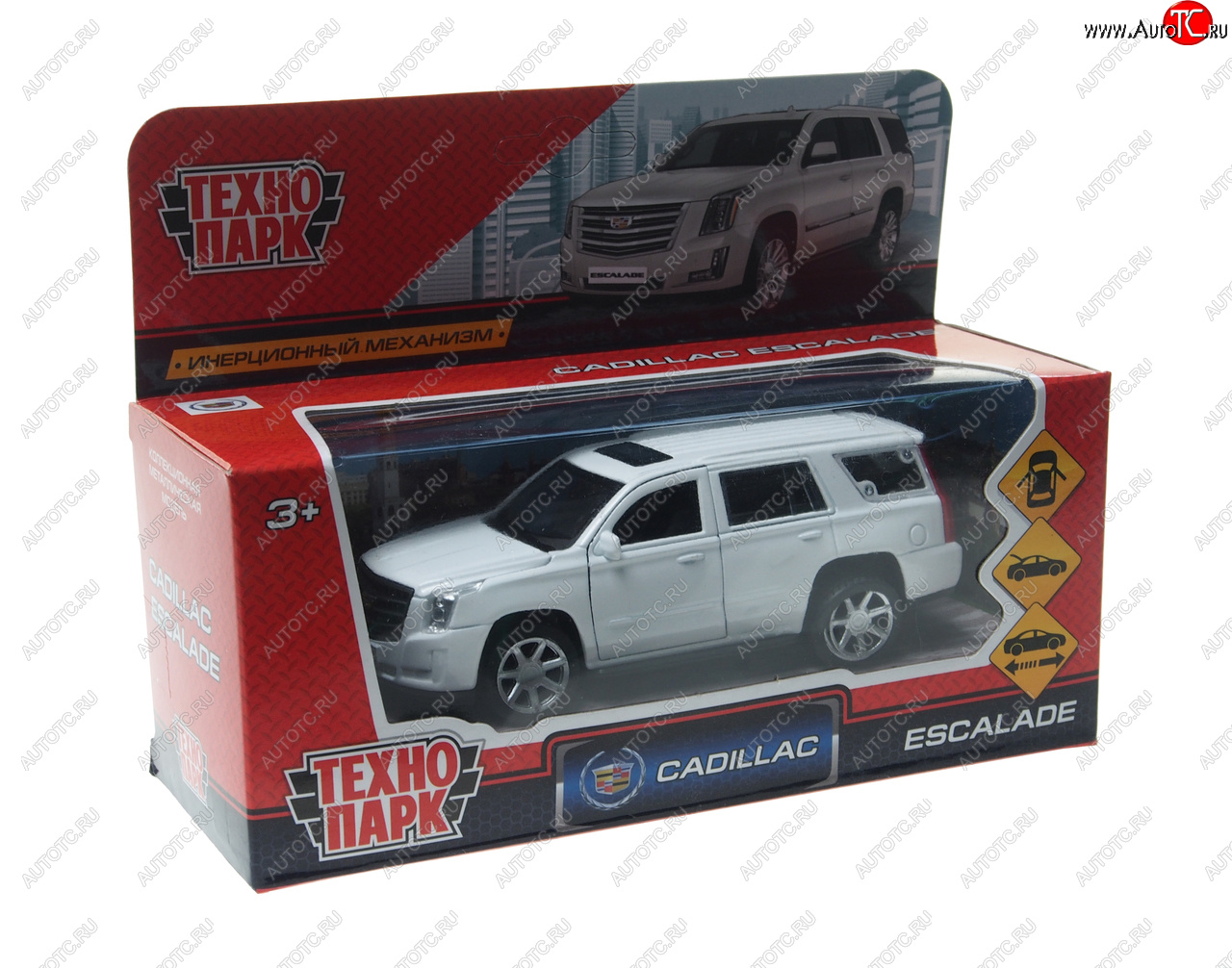 799 р. Модель автомобиля CADILLAC Escalade металлическая ТЕХНОПАРК ТЕХНОПАРК escalade-wt  с доставкой в г. Кемерово