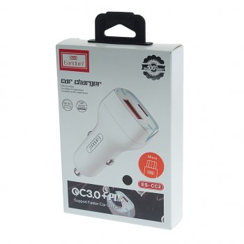 539 р. Устройство зарядное в прикуриватель 1USB 12V кабель micro USB EARLDOM EARLDOM es-cc2m black  с доставкой в г. Кемерово. Увеличить фотографию 3