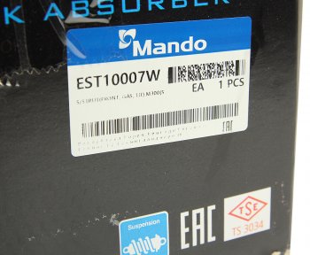 6 699 р. Амортизатор DAEWOO Matiz CHEVROLET Spark (11-) передний левый газовый (АБС) MANDO MANDO est10007w  с доставкой в г. Кемерово. Увеличить фотографию 6
