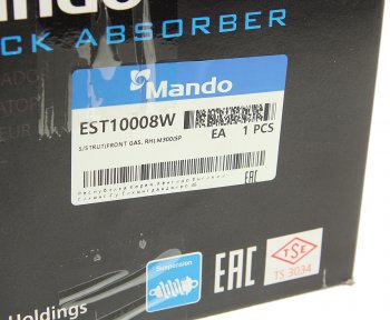 6 799 р. Амортизатор DAEWOO Matiz CHEVROLET Spark (11-) передний правый газовый (АБС) MANDO MANDO est10008w  с доставкой в г. Кемерово. Увеличить фотографию 6