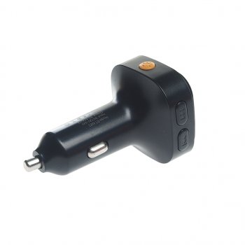 899 р. Устройство зарядное в прикуриватель с трансмиттером (bluetooth,hands free) EARLDOM EARLDOM et-m83 black  с доставкой в г. Кемерово. Увеличить фотографию 2
