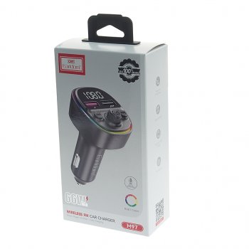 969 р. Устройство зарядное в прикуриватель с трансмиттером (bluetooth,hands free) EARLDOM EARLDOM et-m97 black EARLDOM et-m97 black  с доставкой в г. Кемерово. Увеличить фотографию 3