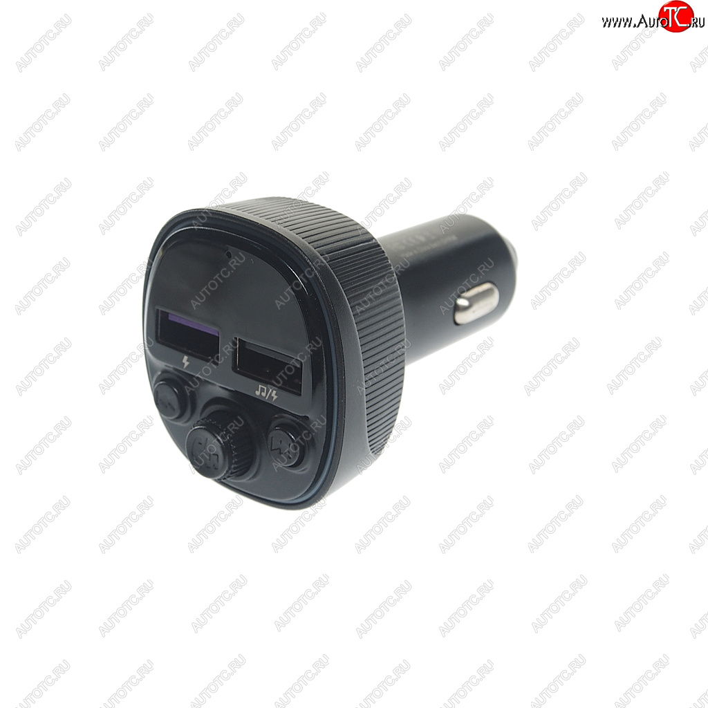 969 р. Устройство зарядное в прикуриватель с трансмиттером (bluetooth,hands free) EARLDOM EARLDOM et-m97 black EARLDOM et-m97 black  с доставкой в г. Кемерово