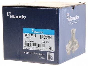 3 099 р. Насос водяной CHEVROLET Aveo (06-) (1.2 DOHC),Spark MANDO MANDO ewpd0012  с доставкой в г. Кемерово. Увеличить фотографию 3